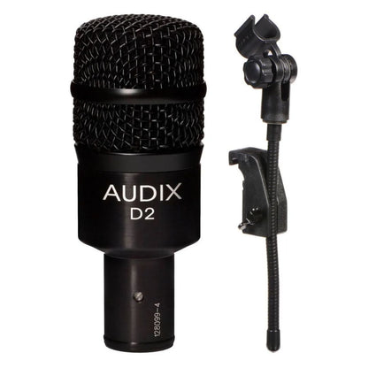 AUDIX D2 | Micrófono Profesional Dinámico Hipercardioide para Batería e Instrumentos