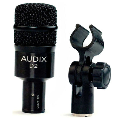 AUDIX D2 | Micrófono Profesional Dinámico Hipercardioide para Batería e Instrumentos