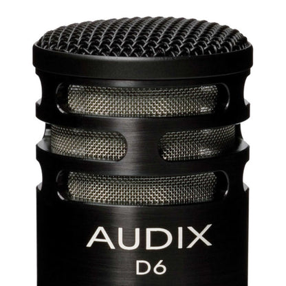 AUDIX D6 | Micrófono Profesional para Bombo y Baja Frecuencia