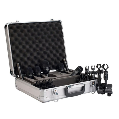 AUDIX FP7 | Kit de Micrófonos para Batería (7 Piezas) con Soportes y Estuche de Aluminio