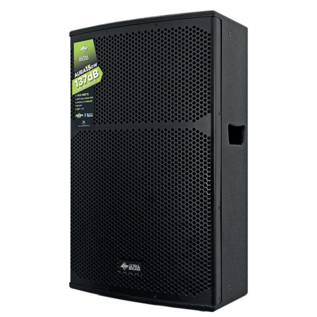 ULTRASOUND AURA 15DW | Caja Activa de 15’’ en Madera con DSP XION 56 Bits y BT Estéreo