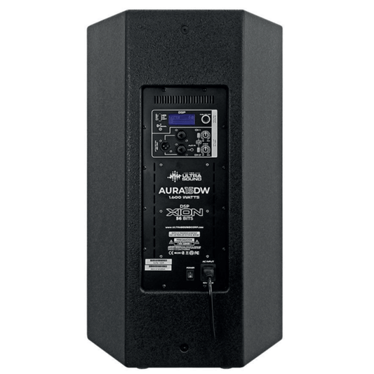 ULTRASOUND AURA 15DW | Caja Activa de 15’’ en Madera con DSP XION 56 Bits y BT Estéreo