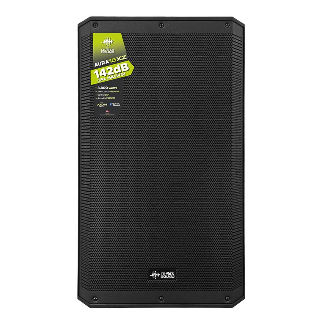 ULTRASOUND AURA 15XZ | Caja Activa de 15’’ con DSP XION 56 Bits, BT Estéreo