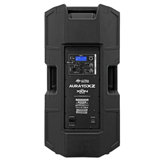 ULTRASOUND AURA 15XZ | Caja Activa de 15’’ con DSP XION 56 Bits, BT Estéreo
