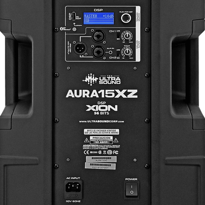ULTRASOUND AURA 15XZ | Caja Activa de 15’’ con DSP XION 56 Bits, BT Estéreo