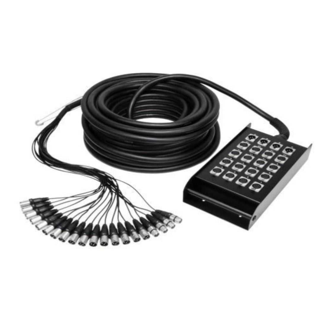 Adam Hall K20C30 | Medusa de Escenario 16 Envíos / 4 Retornos – 30 Metros