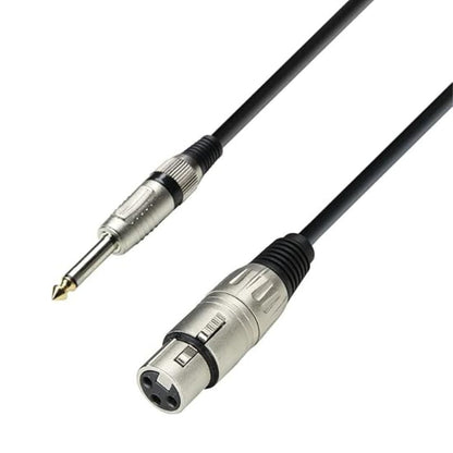 Adam Hall K3MFP0600 | Cable Micrófono XLR Canon Hembra a Plug 6.3 mm – 6 m
