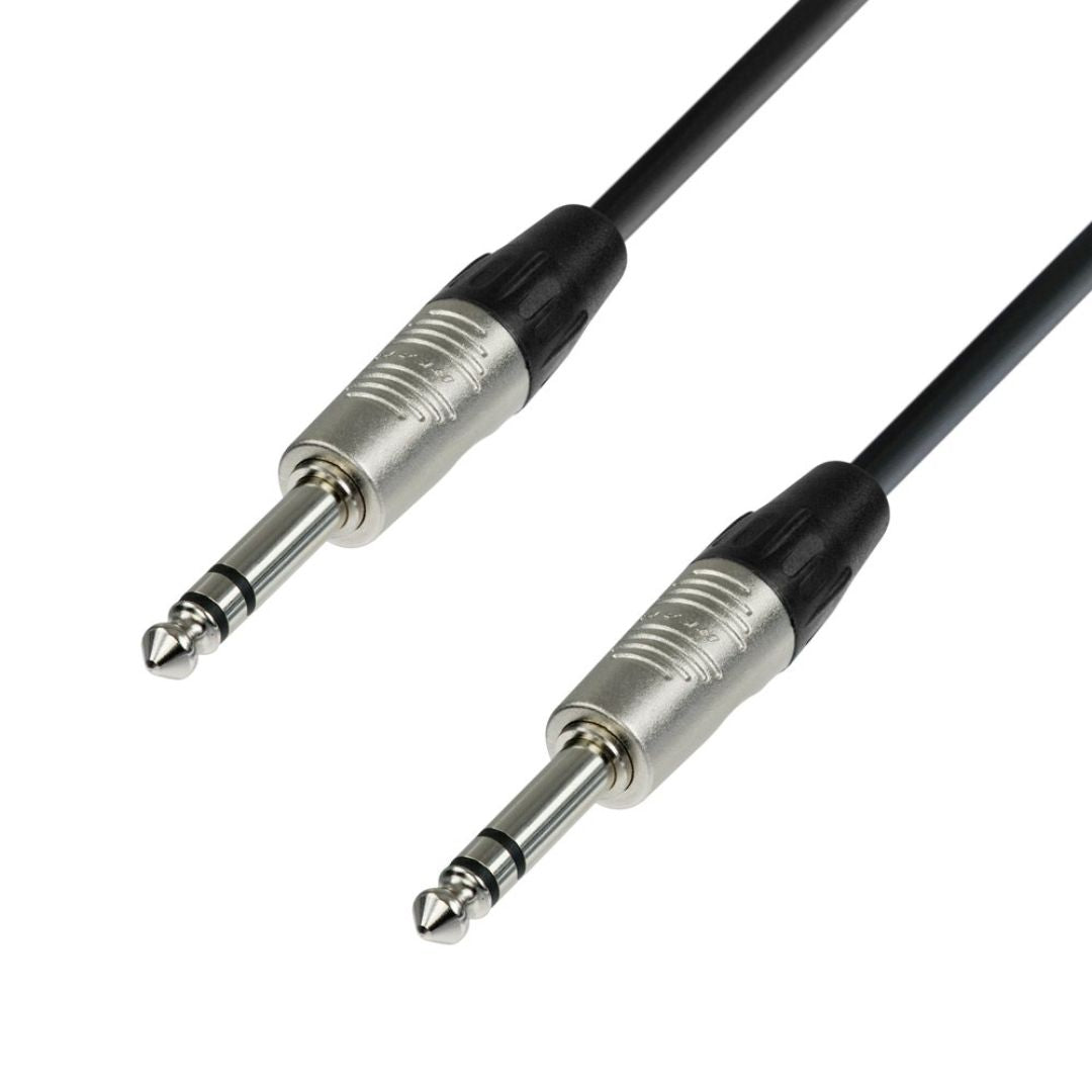 Adam Hall K4BVW0150 | Cable Audio Minijack 3.5 mm Estéreo a Jack 6.3 mm Estéreo – 1.5 m