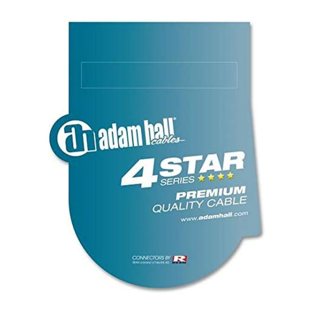 Adam Hall K4BVW0150 | Cable Audio Minijack 3.5 mm Estéreo a Jack 6.3 mm Estéreo – 1.5 m