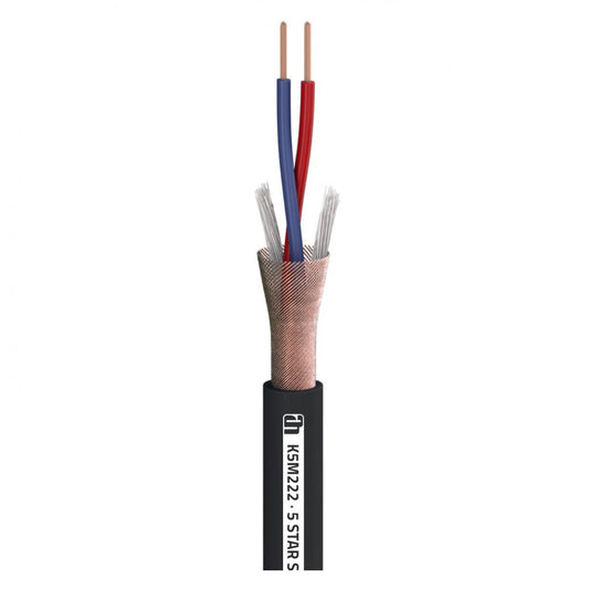 Adam Hall K5M222 | Cable de Micrófono Profesional OFC 5 Estrellas – 100 m