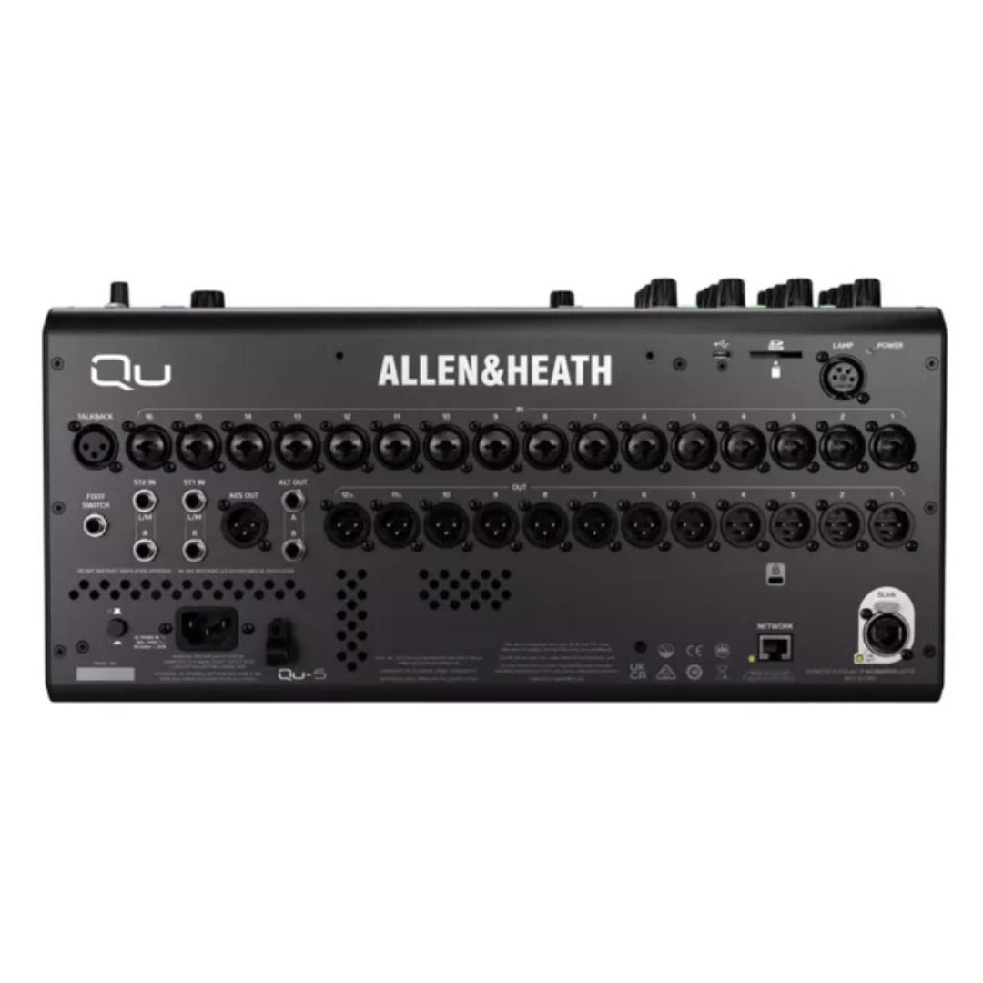 Allen & Heath Qu-5 / 12X | Consola Digital Profesional 38 In / 24 Out 96kHz