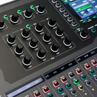 Allen & Heath Qu-6D / 22X | Consola Digital Profesional 38 In / 24 Out 96kHz con Dante