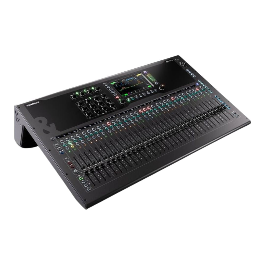 Allen & Heath Qu-7D / 12X | Consola Digital Profesional 38 In / 24 Out 96kHz con Dante
