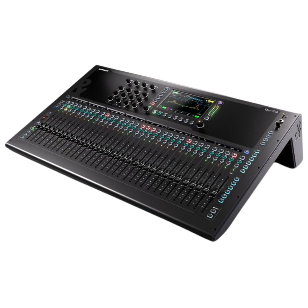 Allen & Heath Qu-7D / 12X | Consola Digital Profesional 38 In / 24 Out 96kHz con Dante