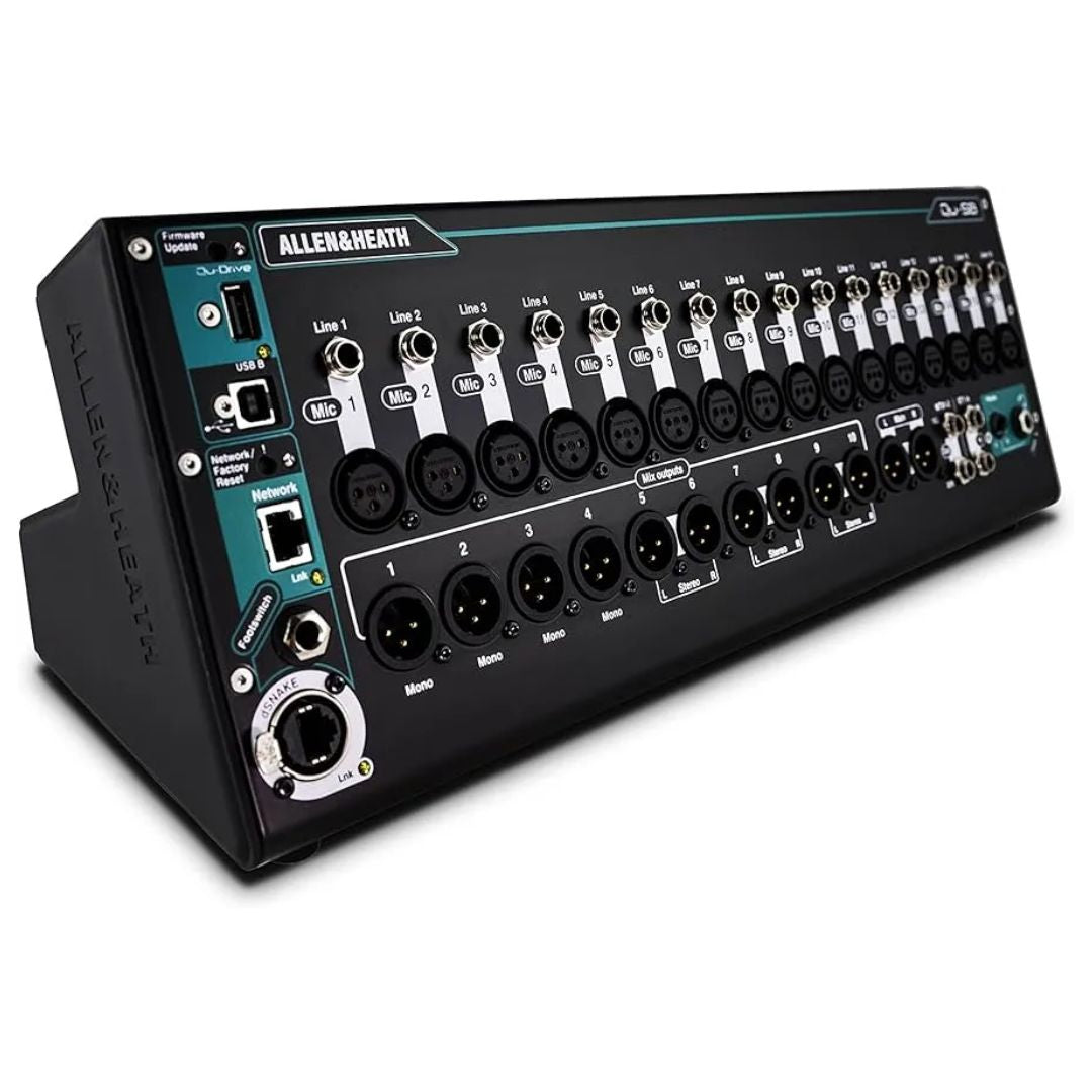 Allen & Heath Qu-SB / 12X | Audio Rack Mixer Digital Portátil 16 Entradas / 10 Salidas 96kHz
