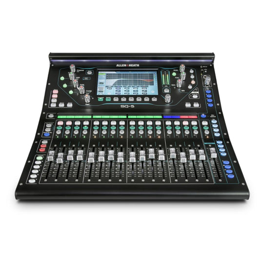 Allen & Heath SQ-5 / 12X | Consola Digital Profesional 48 Canales de Procesamiento 96kHz con 16 Faders