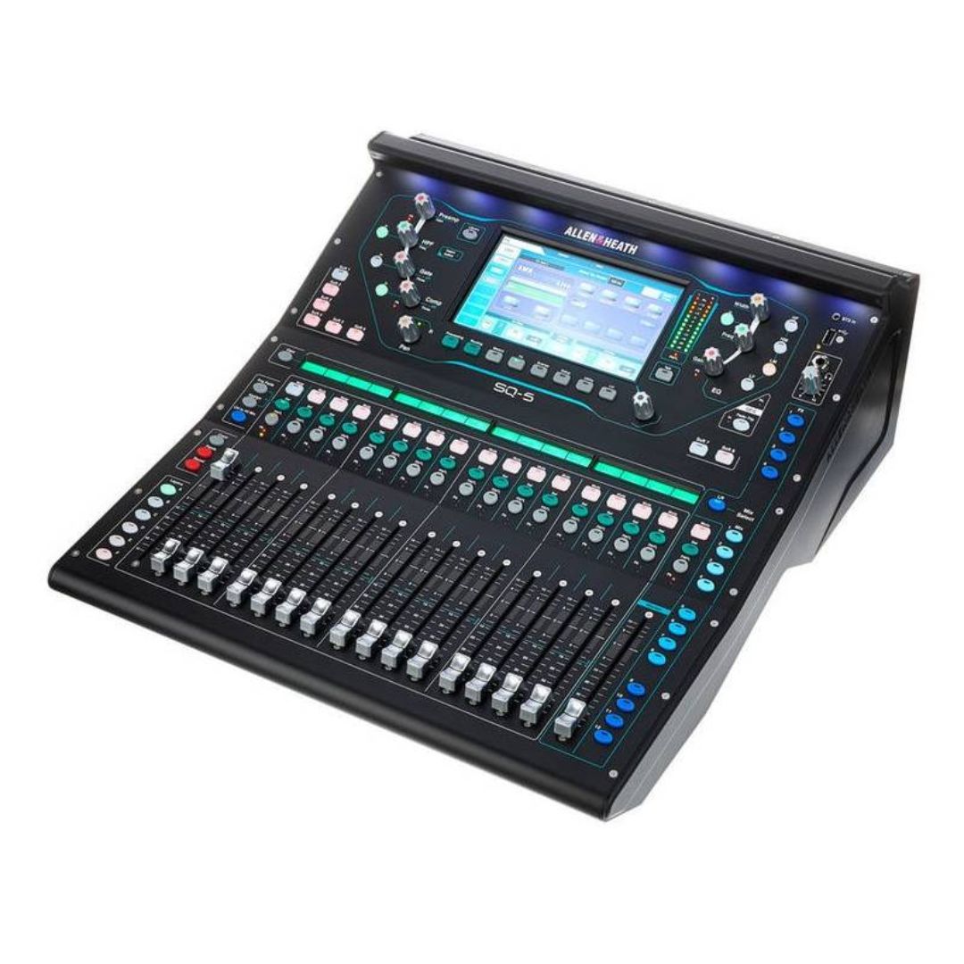 Allen & Heath SQ-5 / 12X | Consola Digital Profesional 48 Canales de Procesamiento 96kHz con 16 Faders