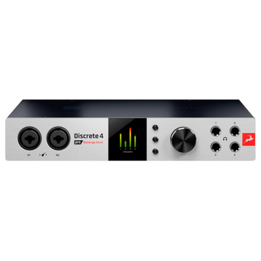 Antelope Audio Discrete 4 Pro Synergy Core | Interfaz de Audio de Escritorio 14×20