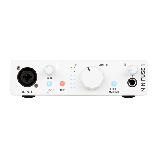 Arturia MINIFUSE 1 WHITE EDITION | Interfaz de Audio USB 1×2 – 24-bit / 192 kHz