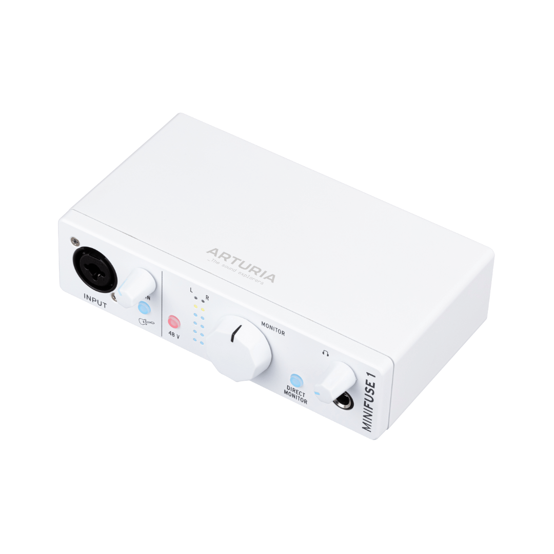 Arturia MINIFUSE 1 WHITE EDITION | Interfaz de Audio USB 1×2 – 24-bit / 192 kHz