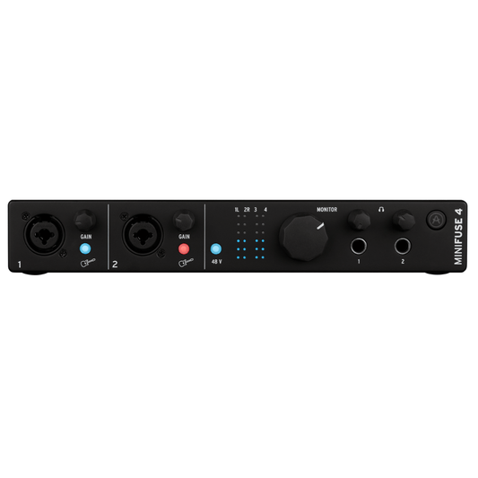 Arturia MINIFUSE 4 BLACK EDITION | Interfaz de Audio USB 4×4 – 24-bit / 192 kHz