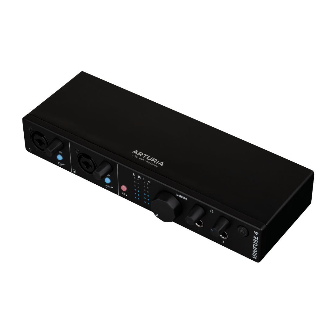 Arturia MINIFUSE 4 BLACK EDITION | Interfaz de Audio USB 4×4 – 24-bit / 192 kHz