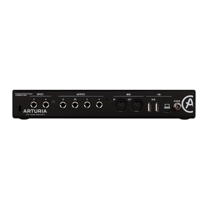 Arturia MINIFUSE 4 BLACK EDITION | Interfaz de Audio USB 4×4 – 24-bit / 192 kHz