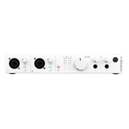 Arturia MINIFUSE 4 WHITE EDITION | Interfaz de Audio USB 4×4 – 24-bit / 192 kHz