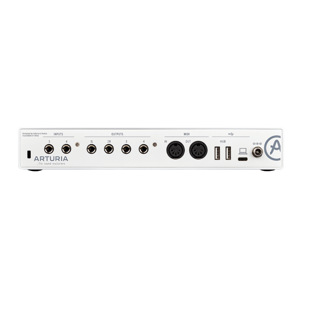 Arturia MINIFUSE 4 WHITE EDITION | Interfaz de Audio USB 4×4 – 24-bit / 192 kHz