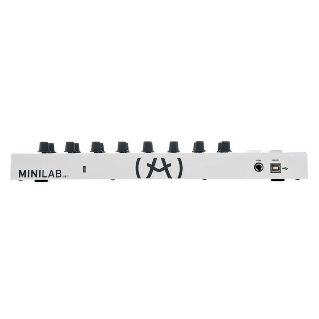 Arturia MINILAB MK II WHITE EDITION | Controlador MIDI Portátil – 25 Teclas (LIQUIDACIÓN)
