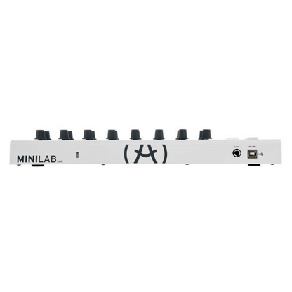 Arturia MINILAB MK II WHITE EDITION | Controlador MIDI Portátil – 25 Teclas (LIQUIDACIÓN)