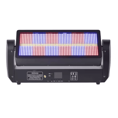 POWER PRO ATOMIC STROBE 12+12 ROBÓTICA - Luz Estroboscópica LED 3en1 RGBW con Cabezal Móvil
