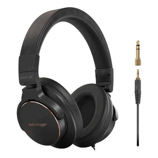 Behringer BH-470BK | Auriculares profesionales compactos para DJ y estudio