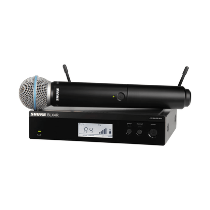 Shure BLX24R/B58-H9 | Sistema Inalámbrico de Rack con Micrófono Vocal BETA58A