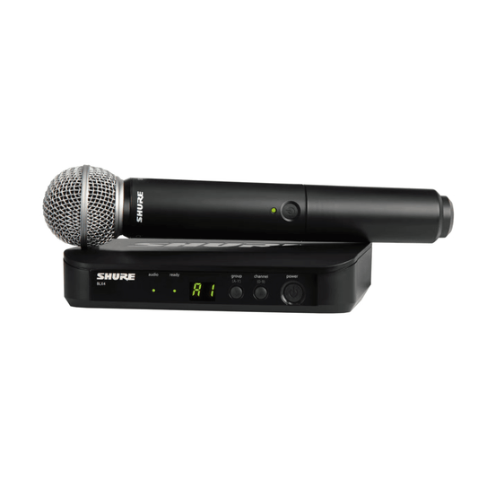 Shure BLX24/SM58-J11 | Sistema Inalámbrico Vocal con Micrófono SM58