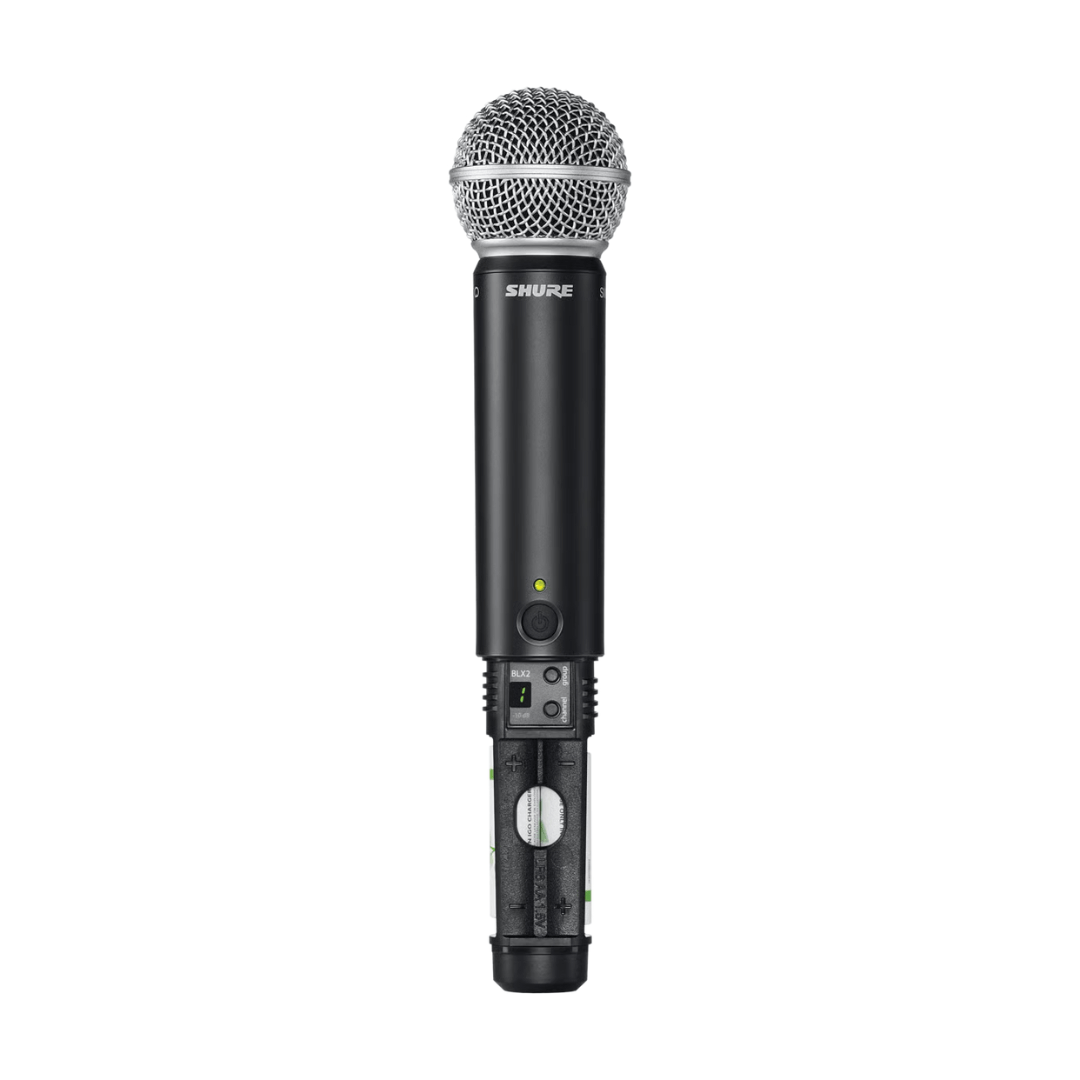Shure BLX288/SM58-H10 | Sistema Inalámbrico Doble con 2 Micrófonos Vocales SM58