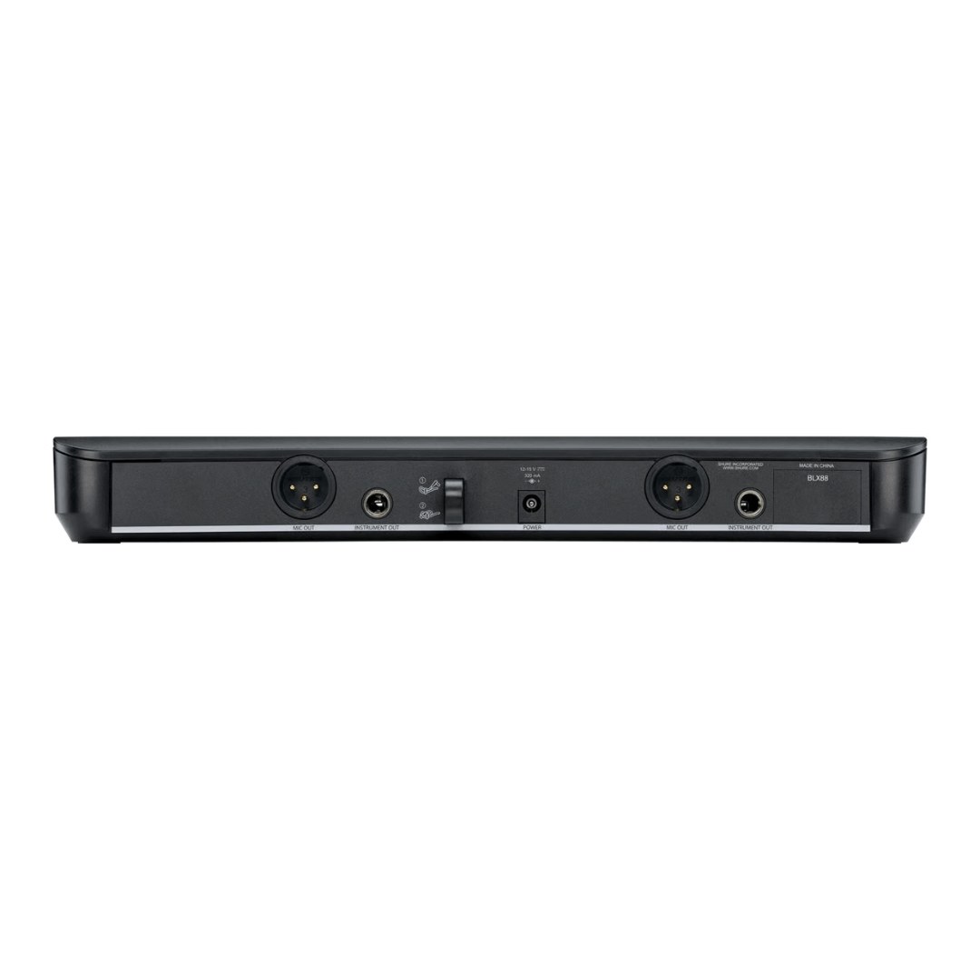 Shure BLX288/SM58-H10 | Sistema Inalámbrico Doble con 2 Micrófonos Vocales SM58