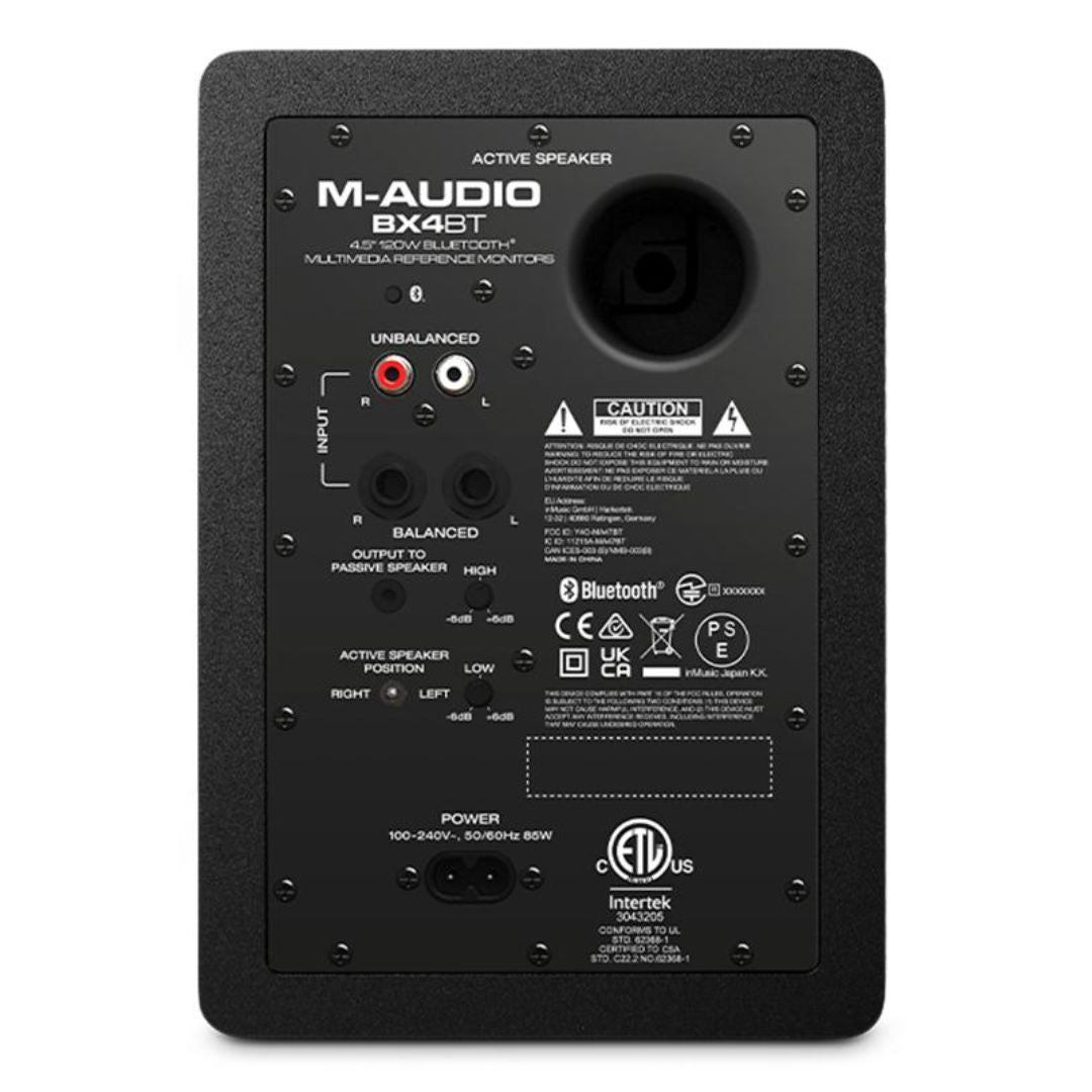 M-AUDIO BX4 BT (Par) | Monitores De Estudio Activos Con Bluetooth