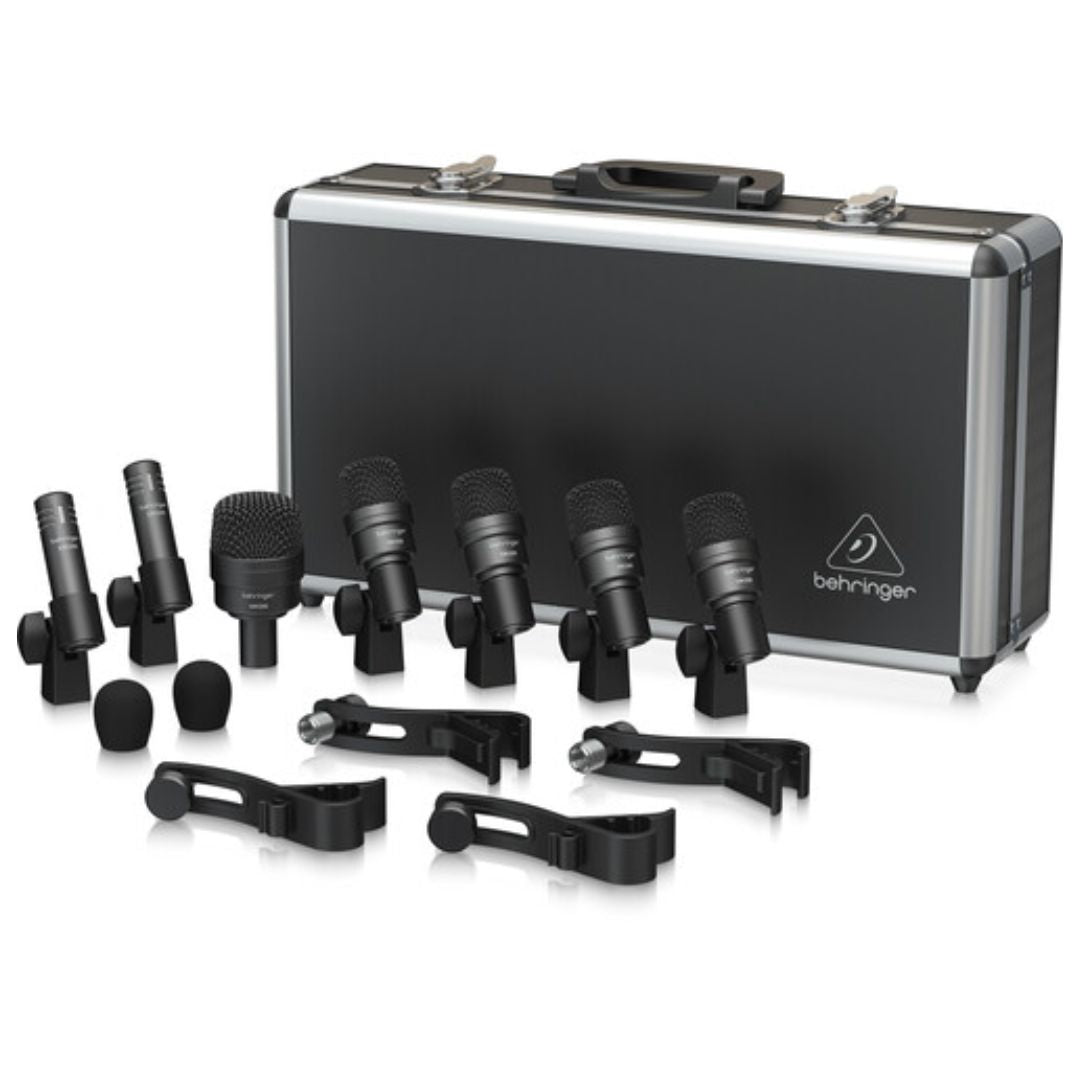Behringer BC1200 | Kit Profesional de 7 Micrófonos para Batería