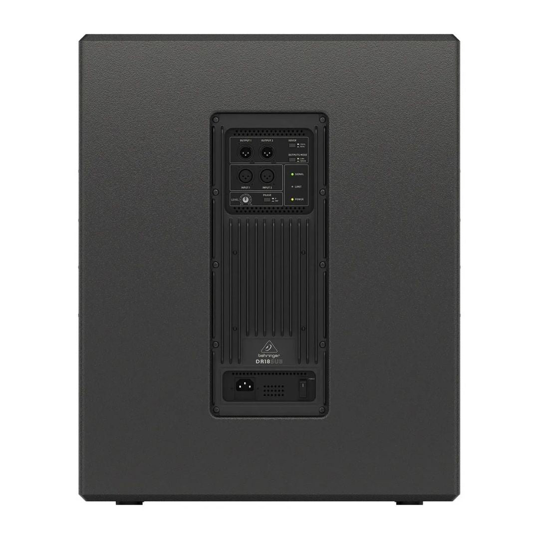 Behringer DR18SUB | Subwoofer Activo 18” de Alto Rendimiento