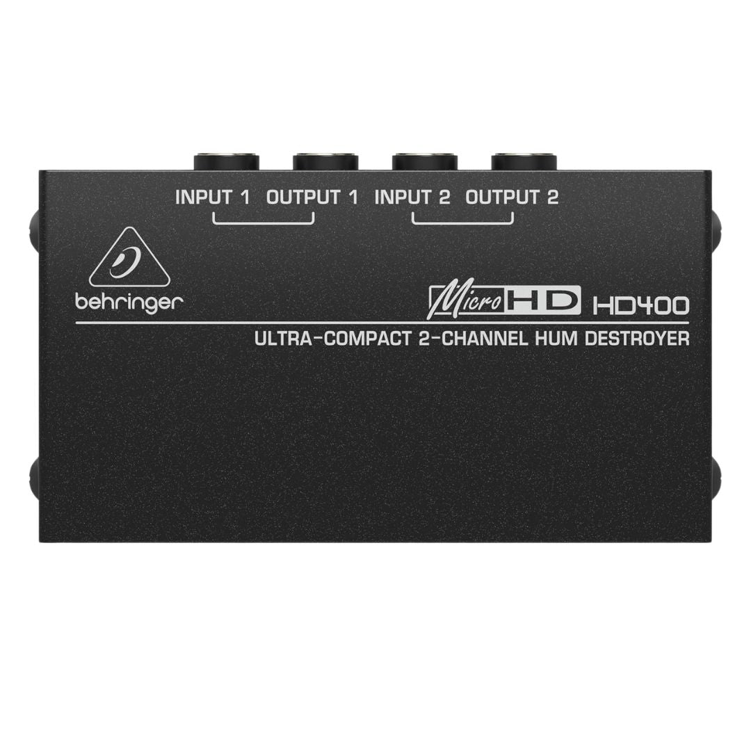 Behringer HD400 | Eliminador de Zumbido 2 Canales (Hum Destroyer)