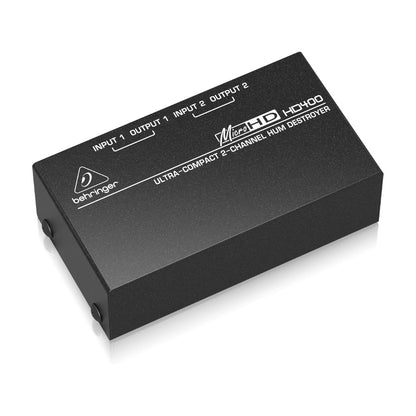 Behringer HD400 | Eliminador de Zumbido 2 Canales (Hum Destroyer)