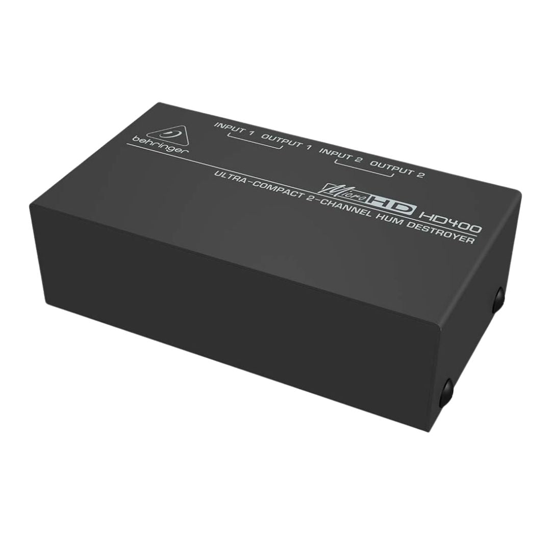 Behringer HD400 | Eliminador de Zumbido 2 Canales (Hum Destroyer)