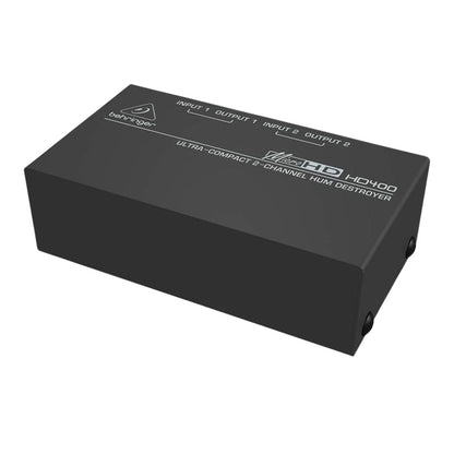 Behringer HD400 | Eliminador de Zumbido 2 Canales (Hum Destroyer)