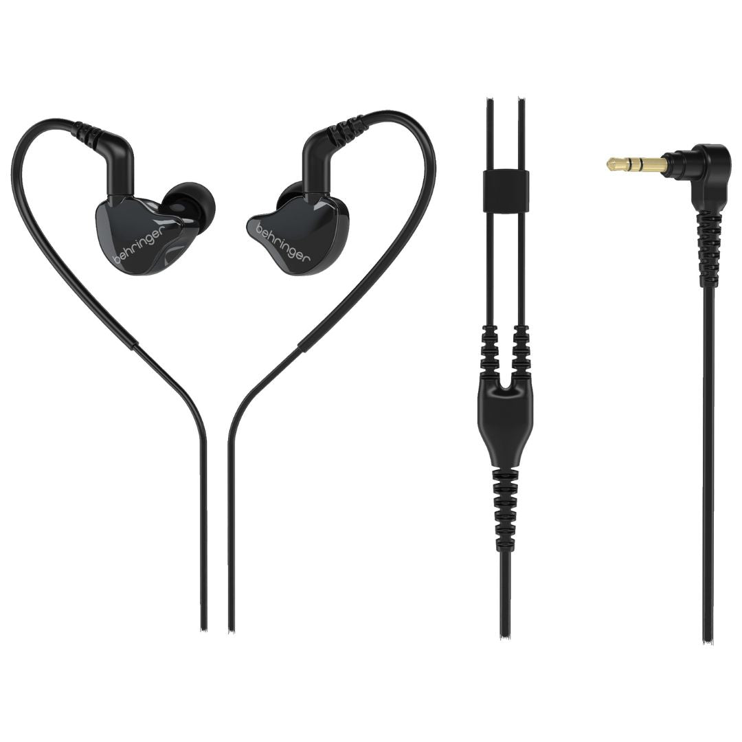 Behringer MO240-CK PRO | Auriculares In-Ear Profesionales de Doble Driver