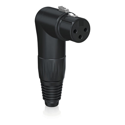 Behringer X3FR-BK  | Conector XLR Hembra 3 Pines en Ángulo Recto