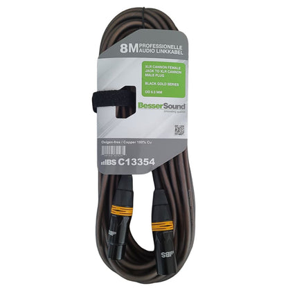 Besser Sound C13354 | Cable XLR Canon Macho a Canon Hembra 8m