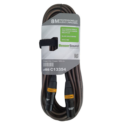 Besser Sound C13354 | Cable XLR Canon Macho a Canon Hembra 8m