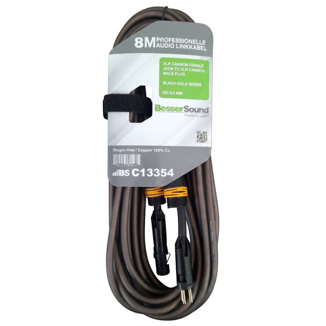 Besser Sound C13354 | Cable XLR Canon Macho a Canon Hembra 8m