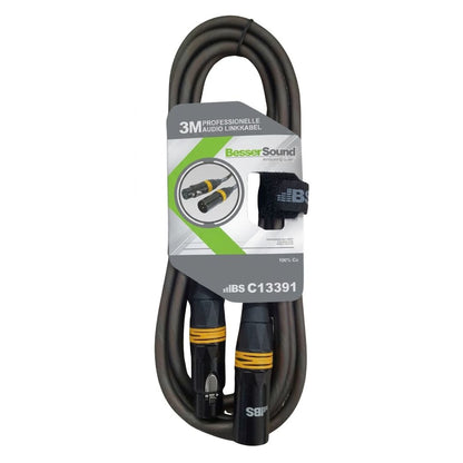 Besser Sound C13391 | Cable XLR Canon Macho a Canon Hembra 3m